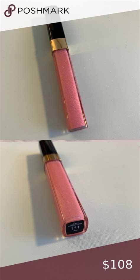 chanel lip gloss gold|discontinued chanel lip gloss.